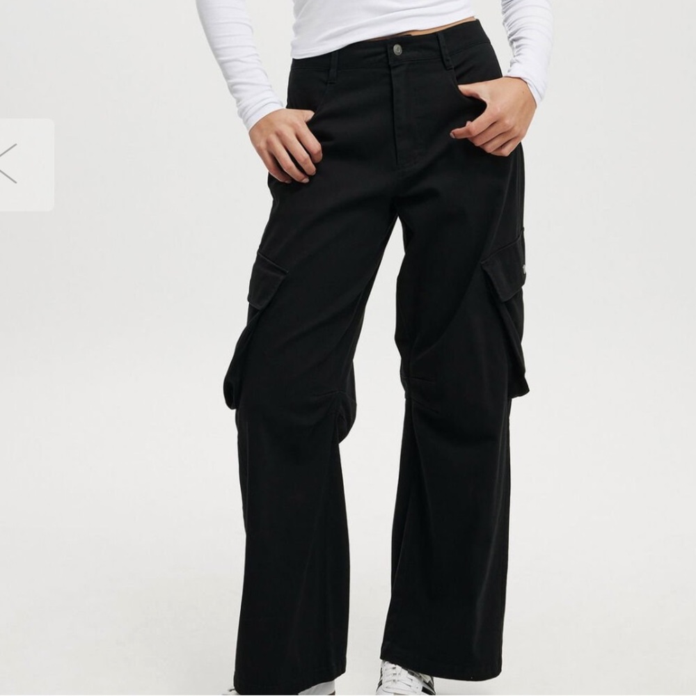 Cotton On Black Cargos